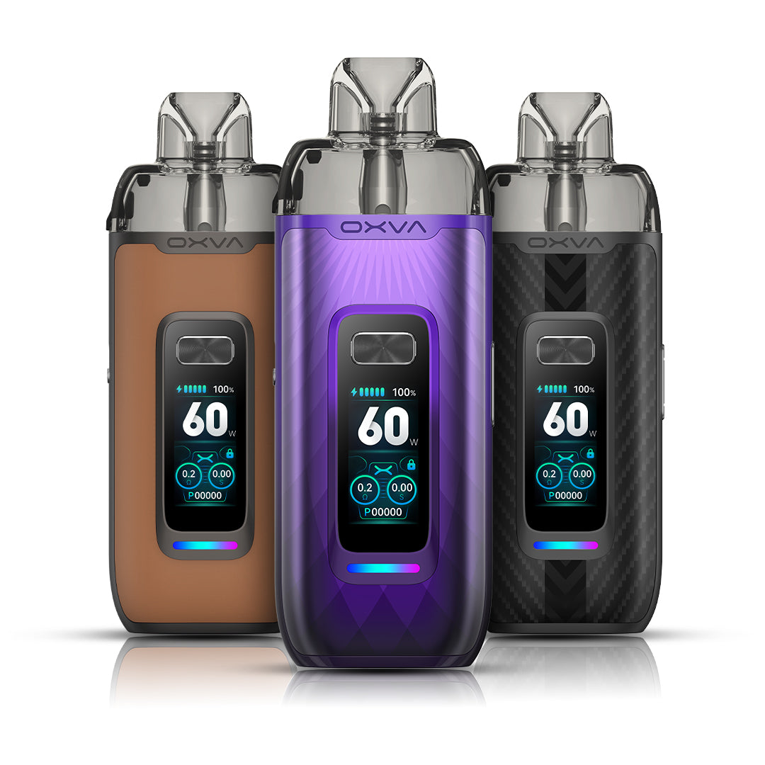 OXVA VPRIME Pod Kit | 60W Pod System with 3D Display & 2600mAh Battery Juice Sauz Distribution OXVA VPRIME Pod Kit | 60W Pod System with 3D Display & 2600mAh Battery Juice Sauz Distribution