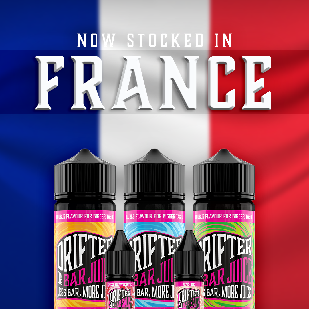 Drifter Bar Salts Takes Lyon by Storm: A Flavourful Partnership with the French Vaping Distribution Market Courtesy of Juice Sauz!