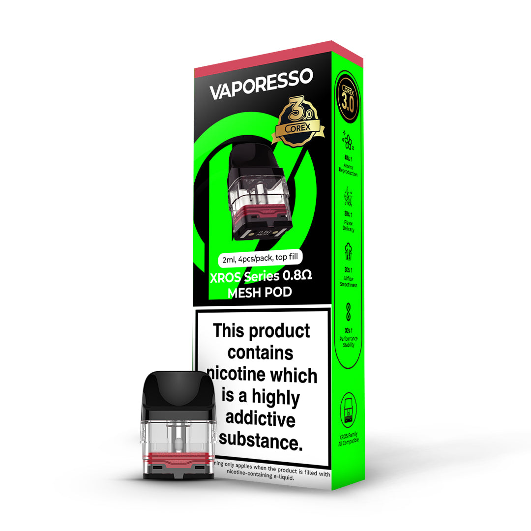Vaporesso Corex 3.0 Pods | Replacement Pods for XROS Series Juice Sauz Distribution Vaporesso Corex 3.0 Pods | Replacement Pods for XROS Series Juice Sauz Distribution