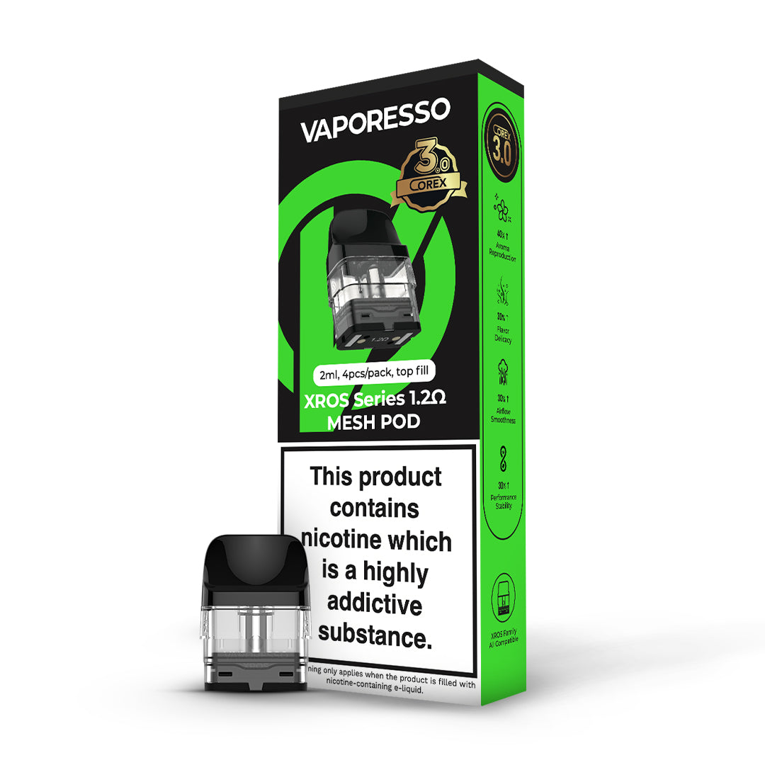 Vaporesso Corex 3.0 Pods | Replacement Pods for XROS Series Juice Sauz Distribution Vaporesso Corex 3.0 Pods | Replacement Pods for XROS Series Juice Sauz Distribution