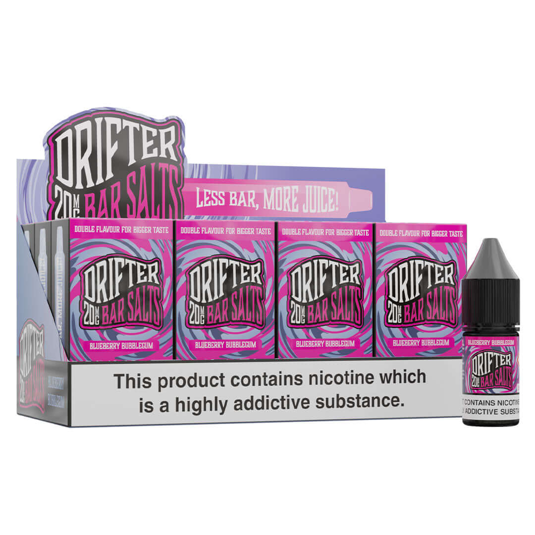 Drifter Bar Salts - Blueberry Bubblegum (Box of 12)