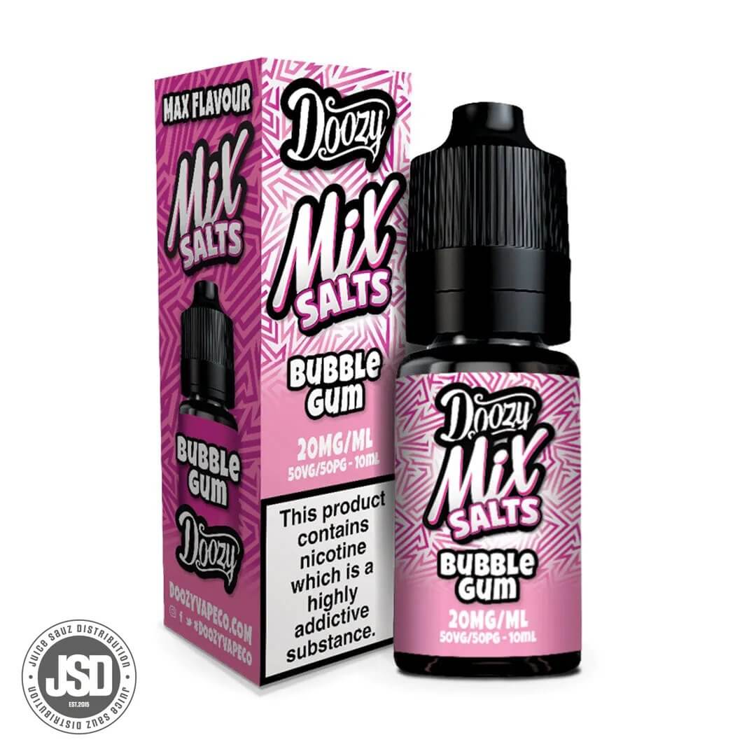 Doozy Mix Salts Bubblegum (Box of 10)