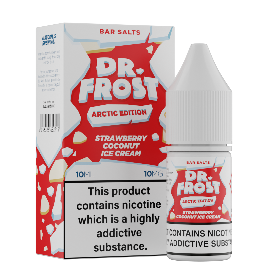 Dr Frost Arctic Edition Bar Salts - Strawberry Coconut Ice Cream