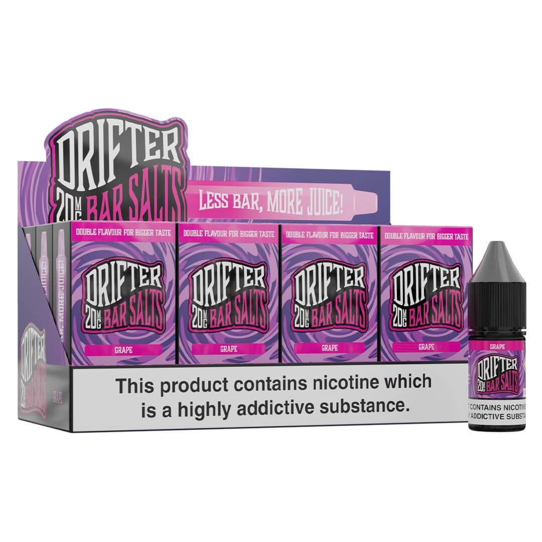 Drifter Bar Salts - Grape (Box of 12)