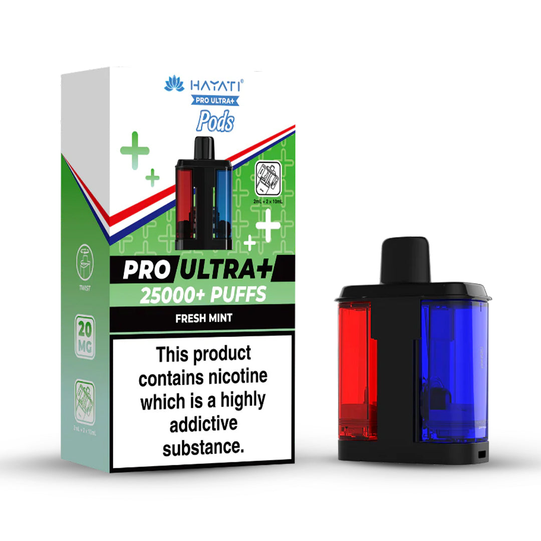 Hayati Pro Ultra 25K Prefilled Replacement Pods