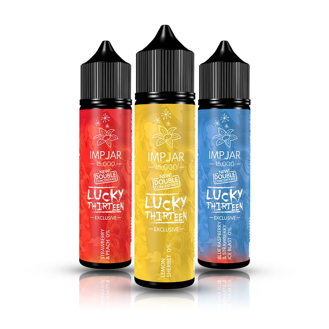 Imp Jar & Lucky 13 Range 50ml Shortfill