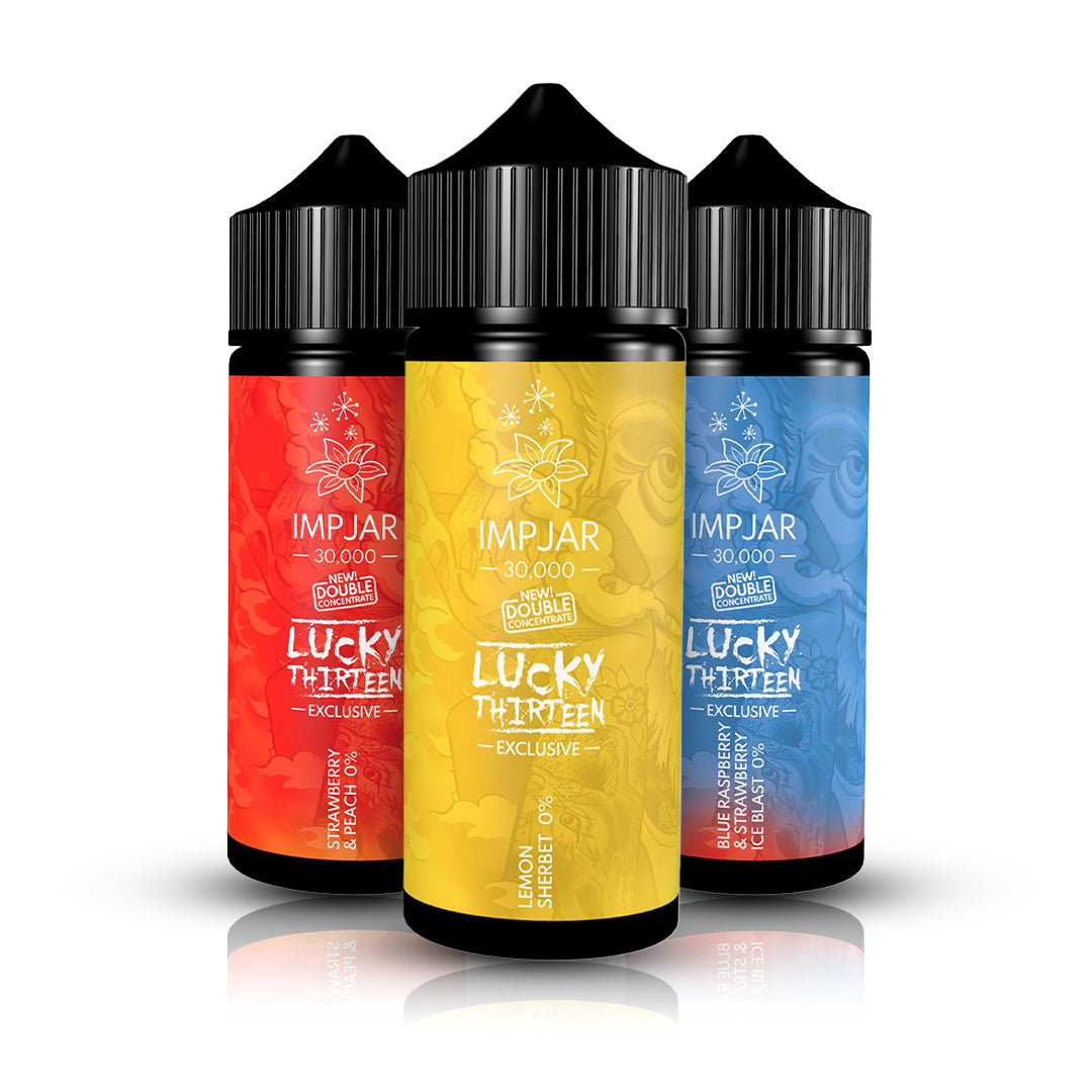 Imp Jar & Lucky 13 Range 100ml Shortfill