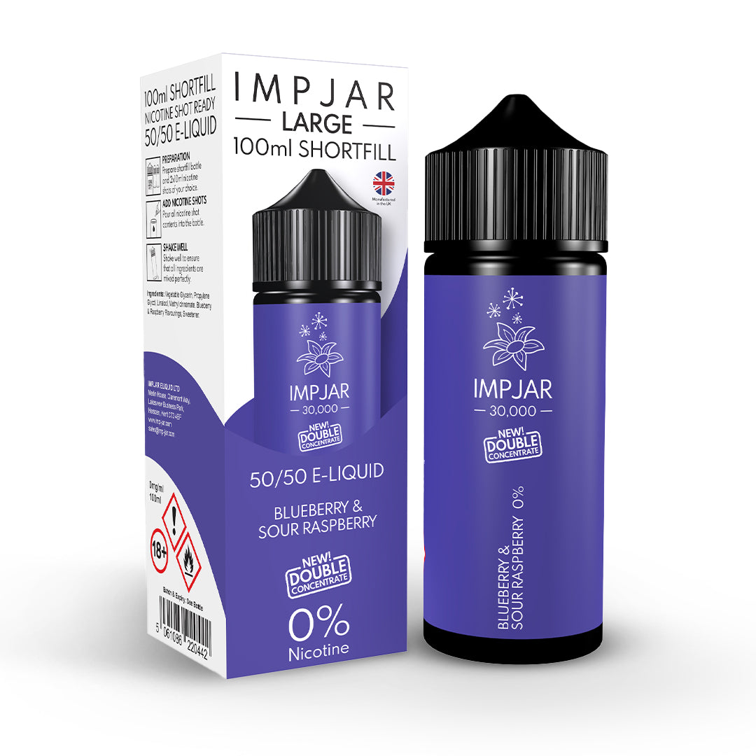 Imp Jar Original Flavour Range 100ml Shortfill