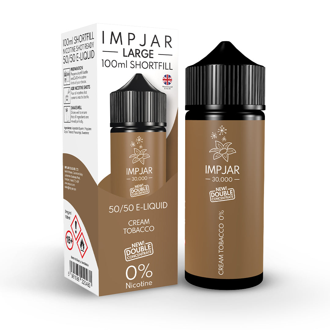 Imp Jar Original Flavour Range 100ml Shortfill