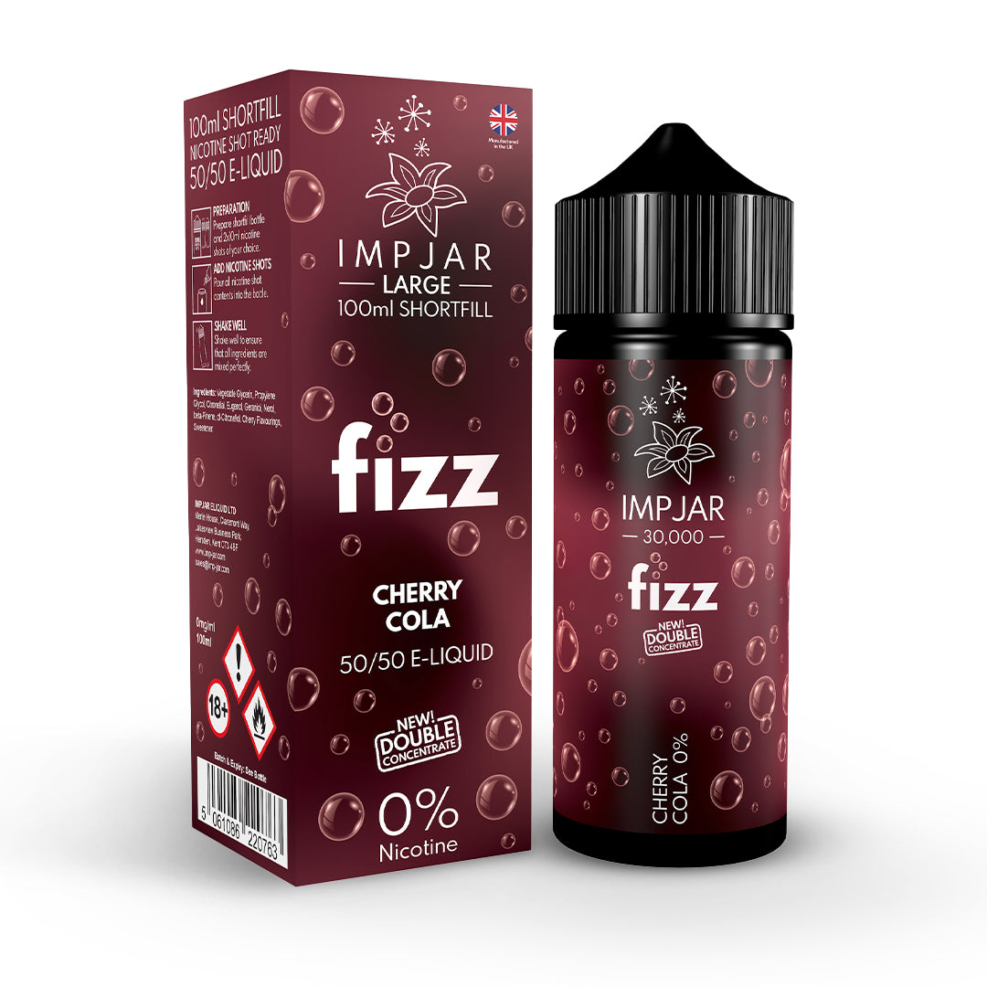 Imp Jar Fizz Range 100ml Shortfill
