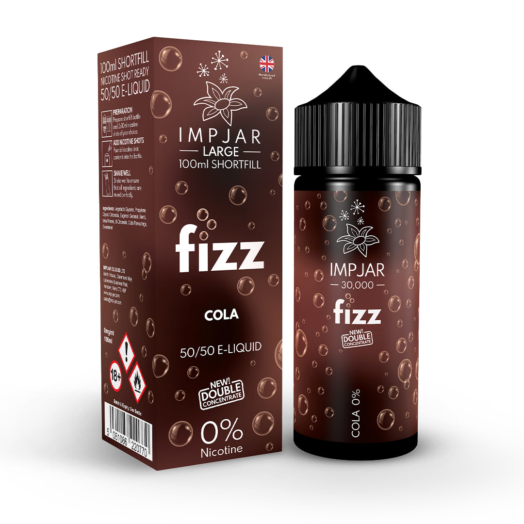 Imp Jar Fizz Range 100ml Shortfill