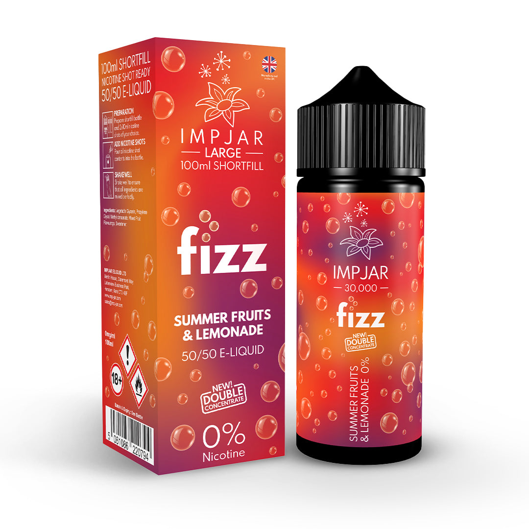 Imp Jar Fizz Range 100ml Shortfill