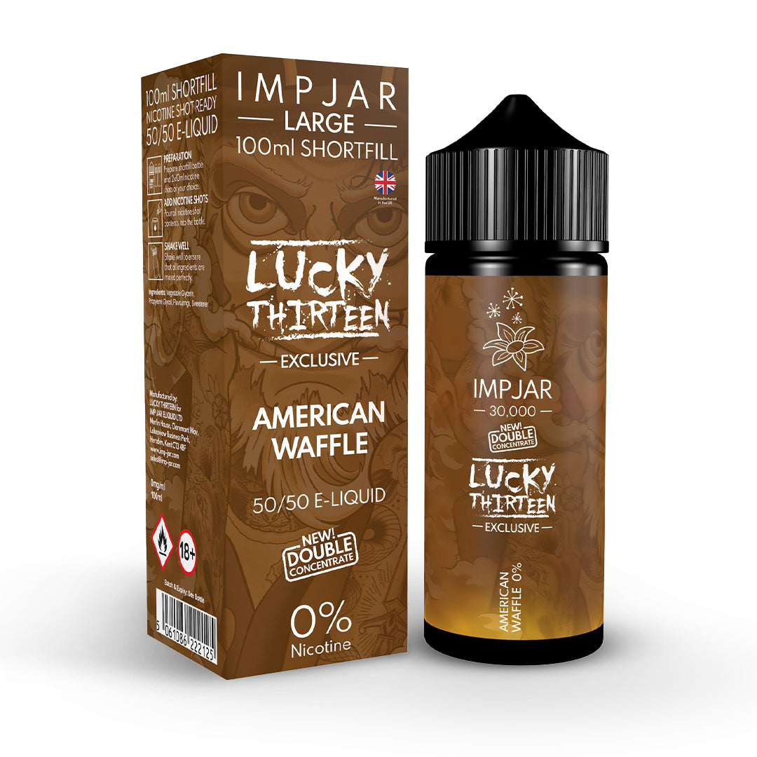 Imp Jar & Lucky 13 Range 100ml Shortfill