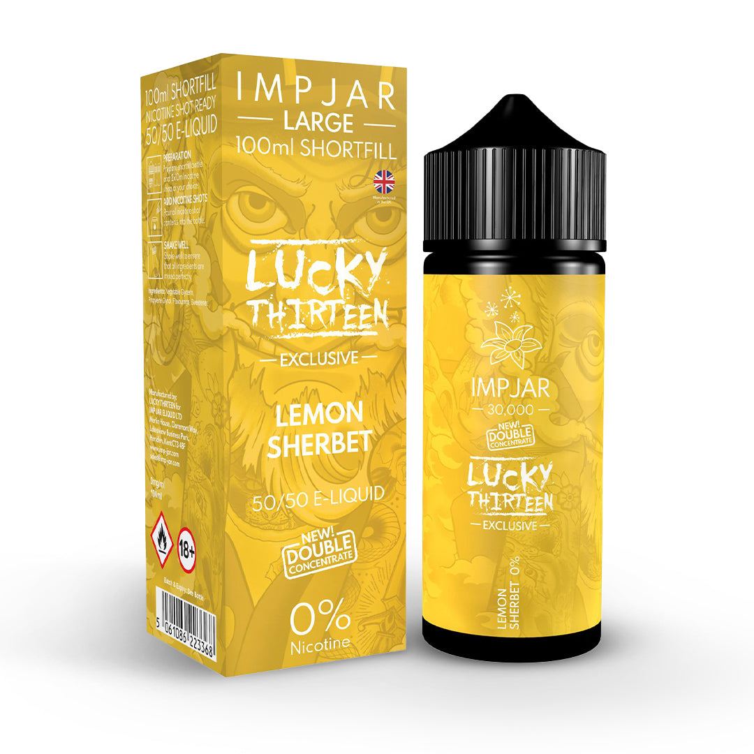 Imp Jar & Lucky 13 Range 100ml Shortfill