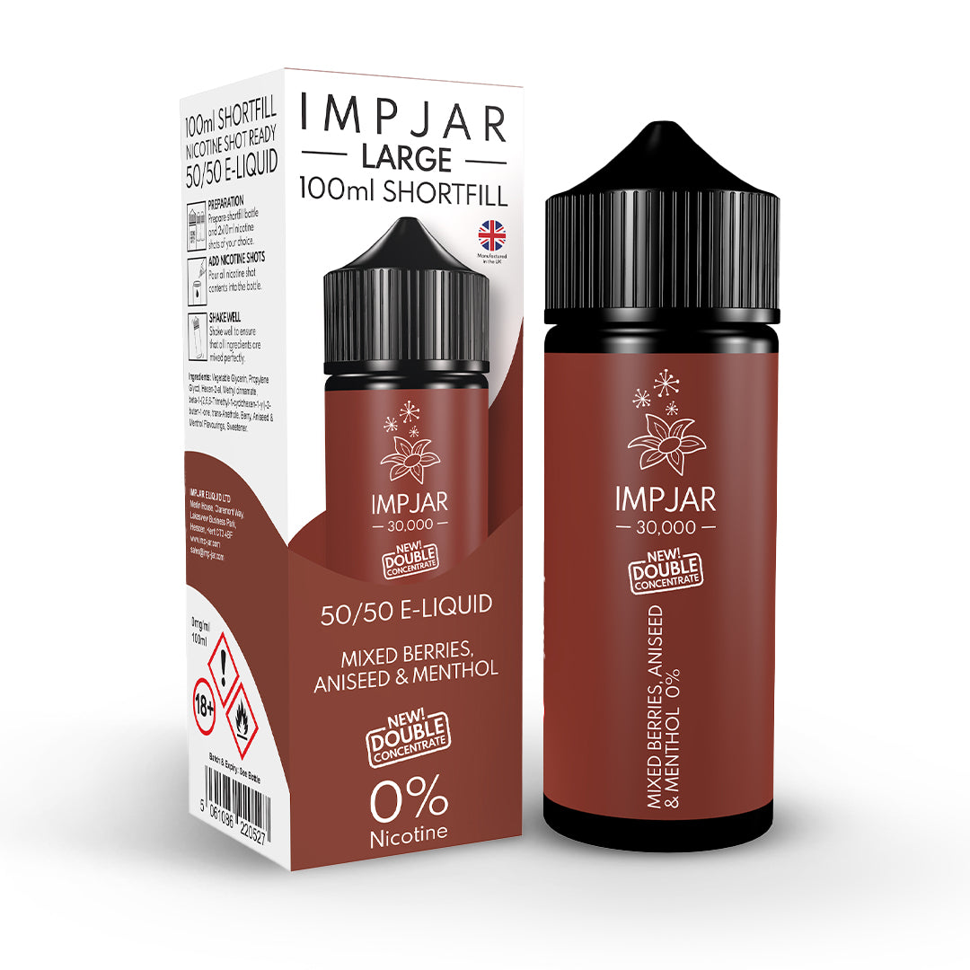 Imp Jar Original Flavour Range 100ml Shortfill