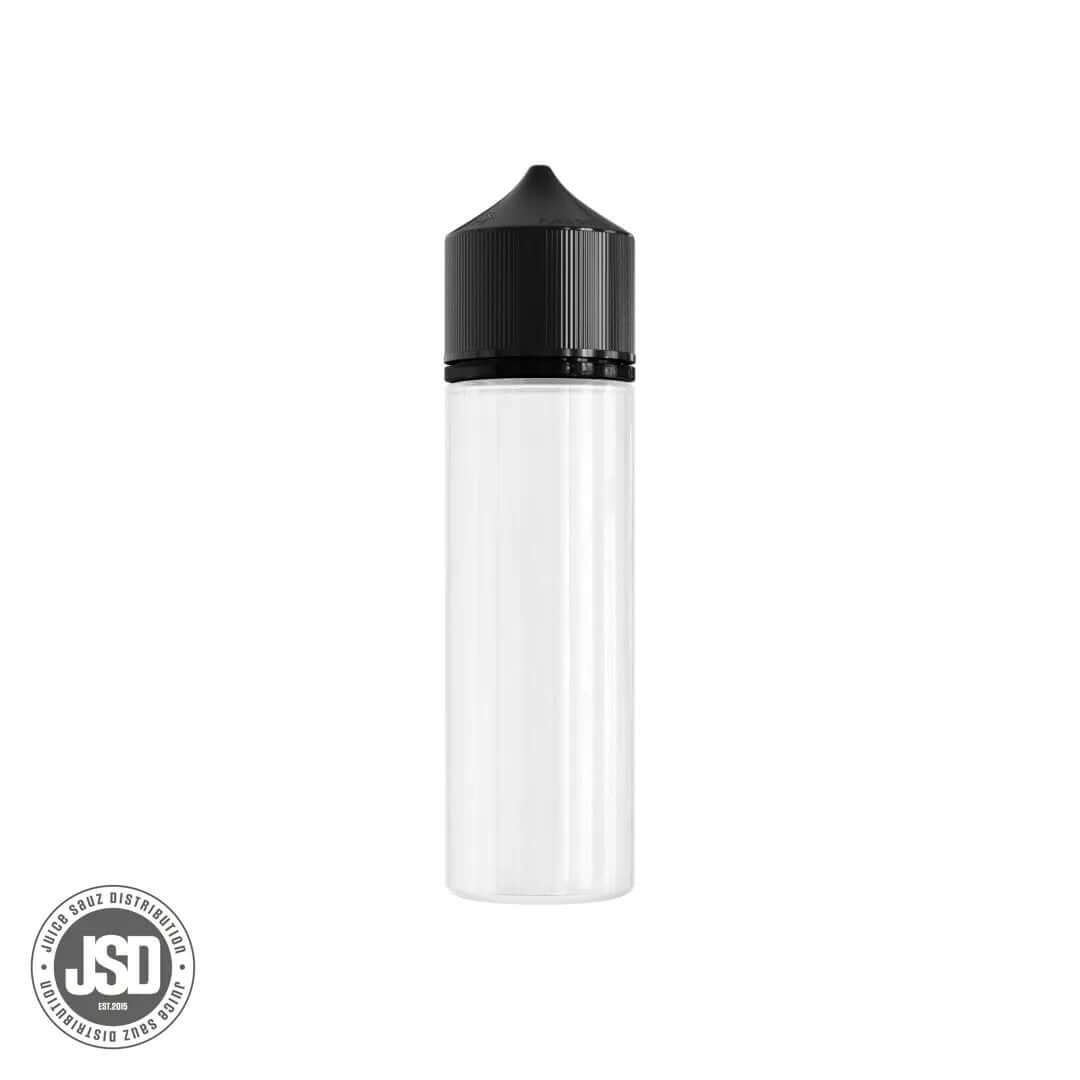 Chubby Gorilla 50ml V3 Bottles Clear Bottle with Black Cap (Box of 500)