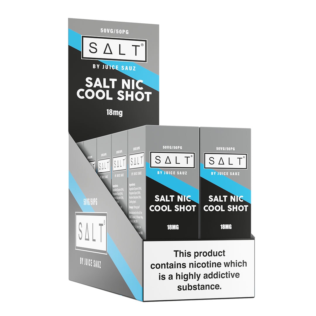 SALT 18mg Cool Salt Nicotine Shots - Box of 20