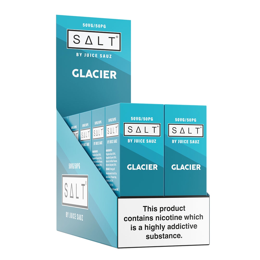 SALT Glacier 10ml Nicotine Salt Eliquid (Box of 10)