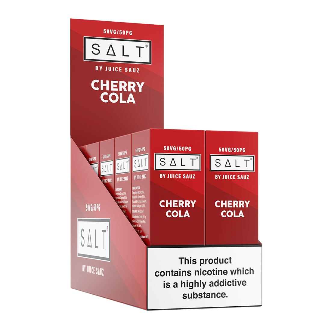 SALT Cherry Cola 10ml Nicotine Salt Eliquid (Box of 10)