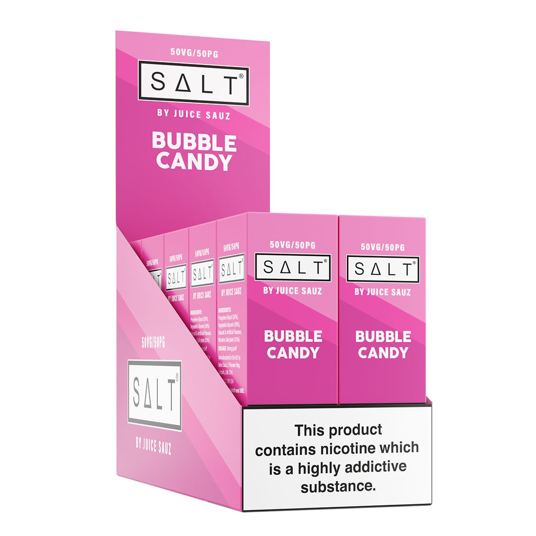 SALT Bubble Candy 10ml Nicotine Salt Eliquid (Box of 10)