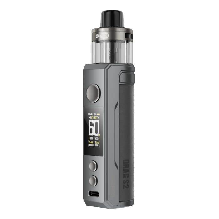 Gun Metal Voopoo Drag S2 Vape Kit