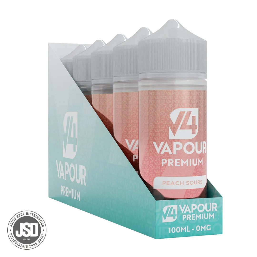 Peach Sours 100ml Shortfill E-liquid (Box of 5)