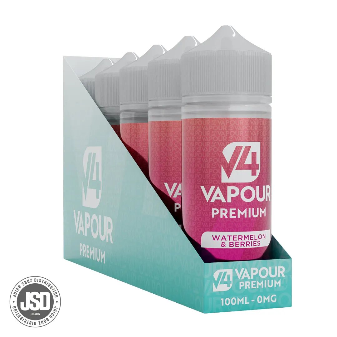 Watermelon Berries 100ml Shortfill E-liquid (Box of 5)