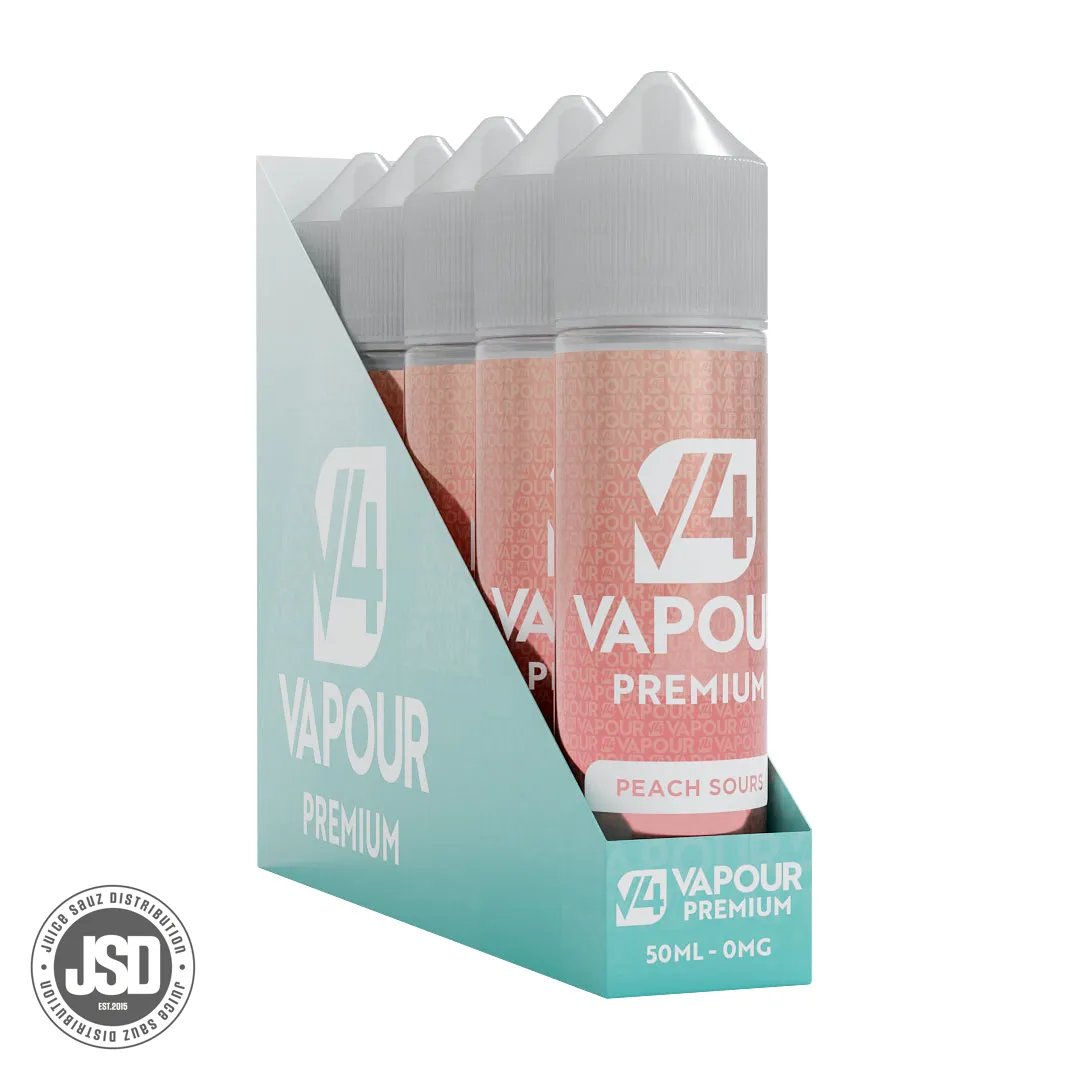 Peach Sours 50ml Shortfill E-liquid (Box of 5)