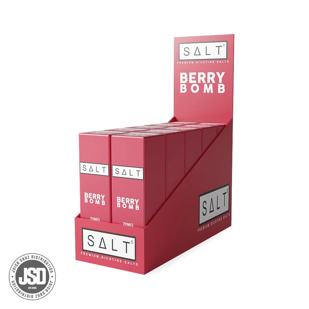 SALT Berry Bomb Nicotine Salt E Liquid CDU