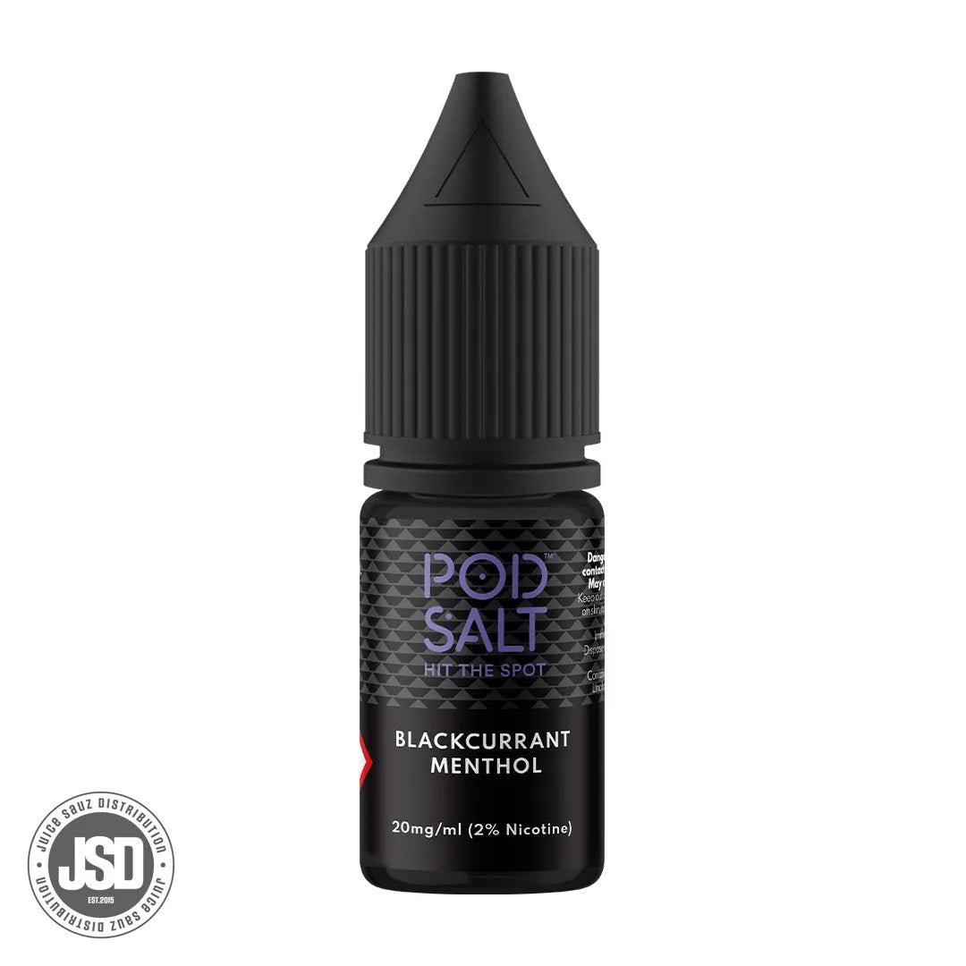 Pod Salt Core Blackcurrant Menthol Nicotine Salt 10ml Eliquid 20mg