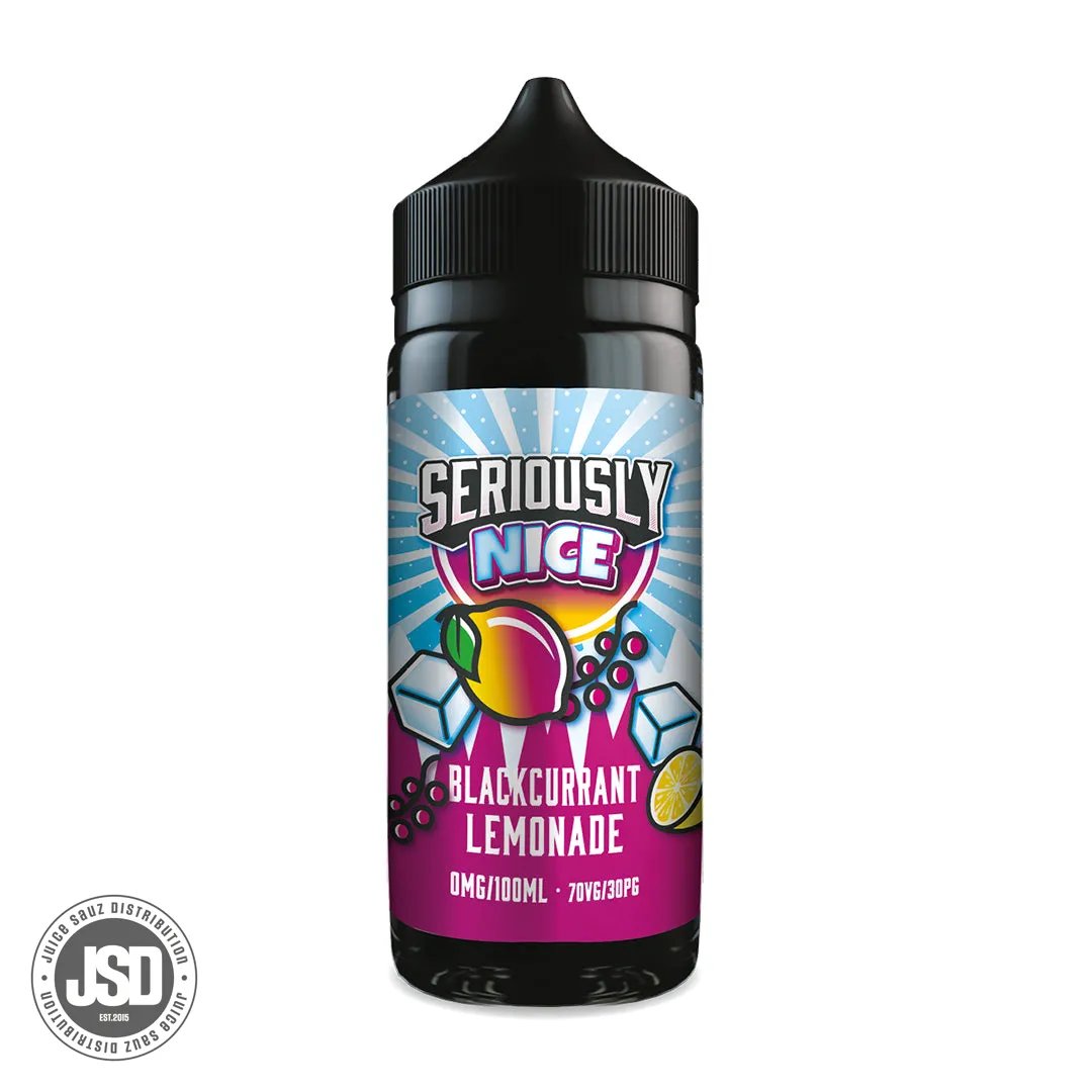 Seriously Nice Blackcurrant Lemonade 100ml Shortfill E-Liquid