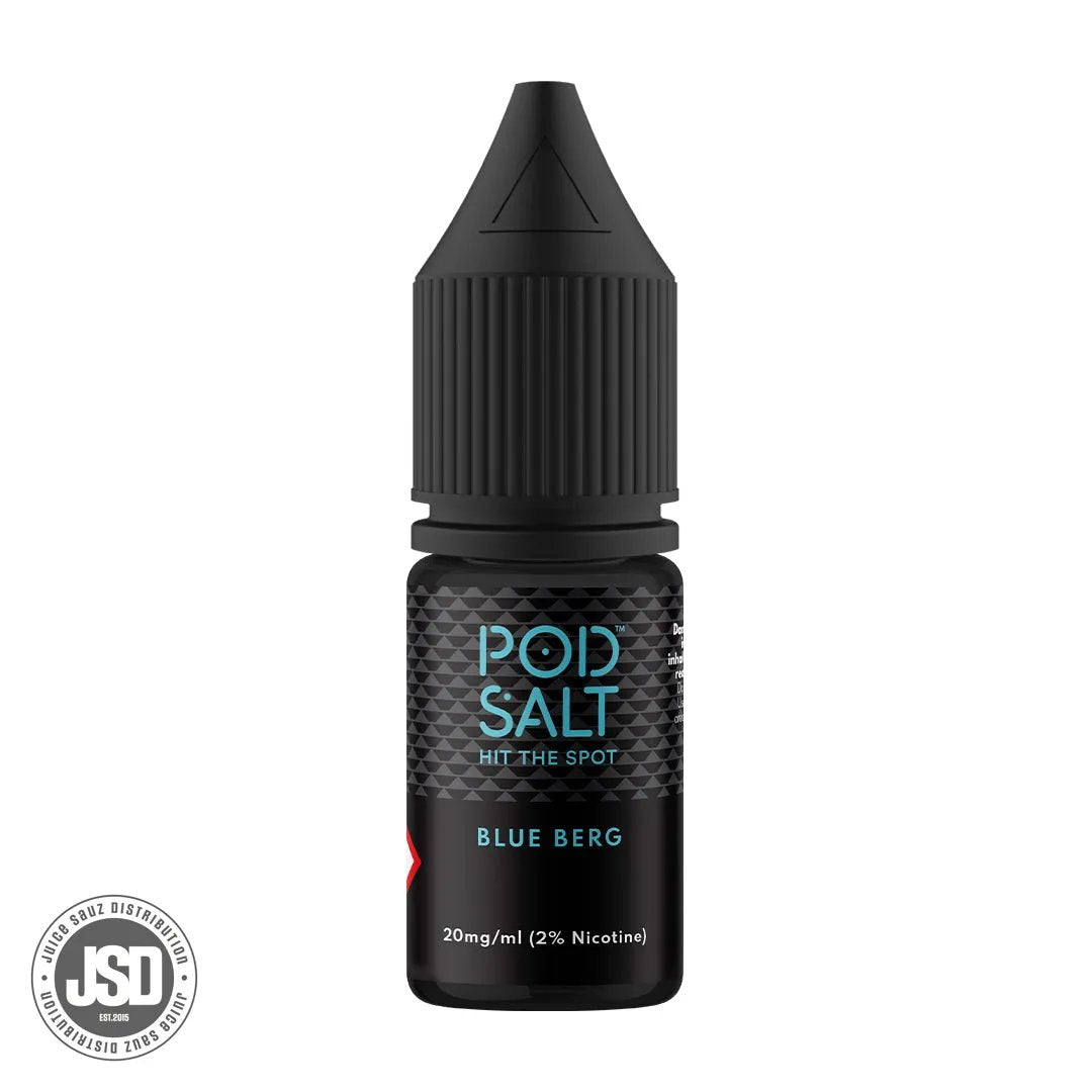 Pod Salt Core Blue Berg Nicotine Salt 10ml Eliquid (Box of 5)