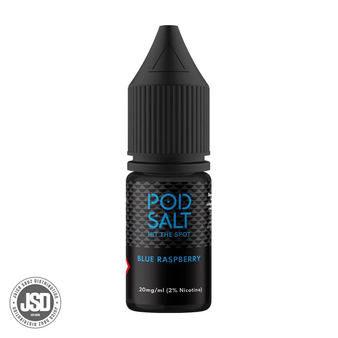 Pod Salt Core Blue Raspberry Nicotine Salt 10ml Eliquid (Box of 5)