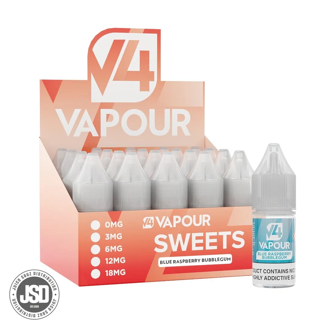 Blue Raspberry Bubblegum 50/50 E-liquid (Box of 20)