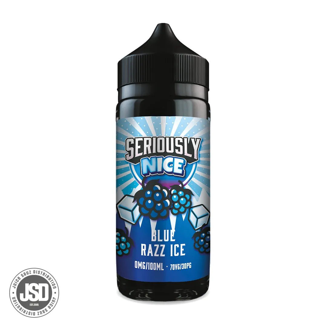 Doozy Seriously Nice Blue Razz Ice 100ml Shortfill E-Liquid