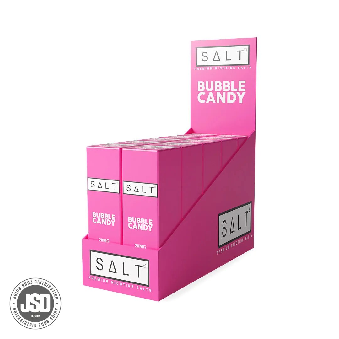 SALT Bubble Candy Nicotine Salt E Liquid CDU