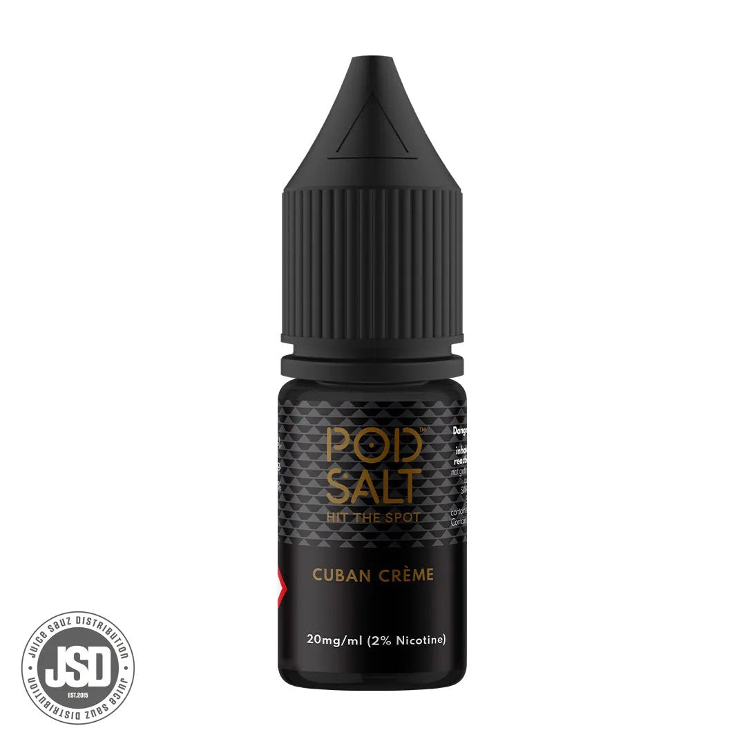 Pod Salt Core Cuban Creme Nicotine Salt 10ml Eliquid (Box of 5)