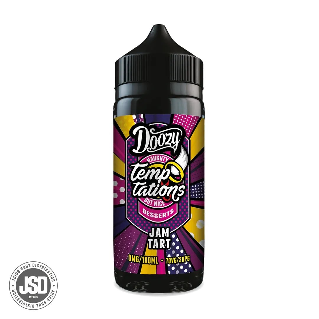 Doozy Vape Co Temptations Jam Tart Shortfill E-liquid