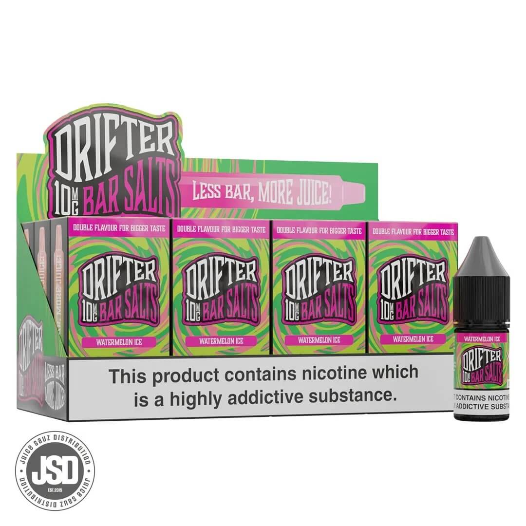 Drifter Bar Salts - Watermelon Ice (Box of 12)