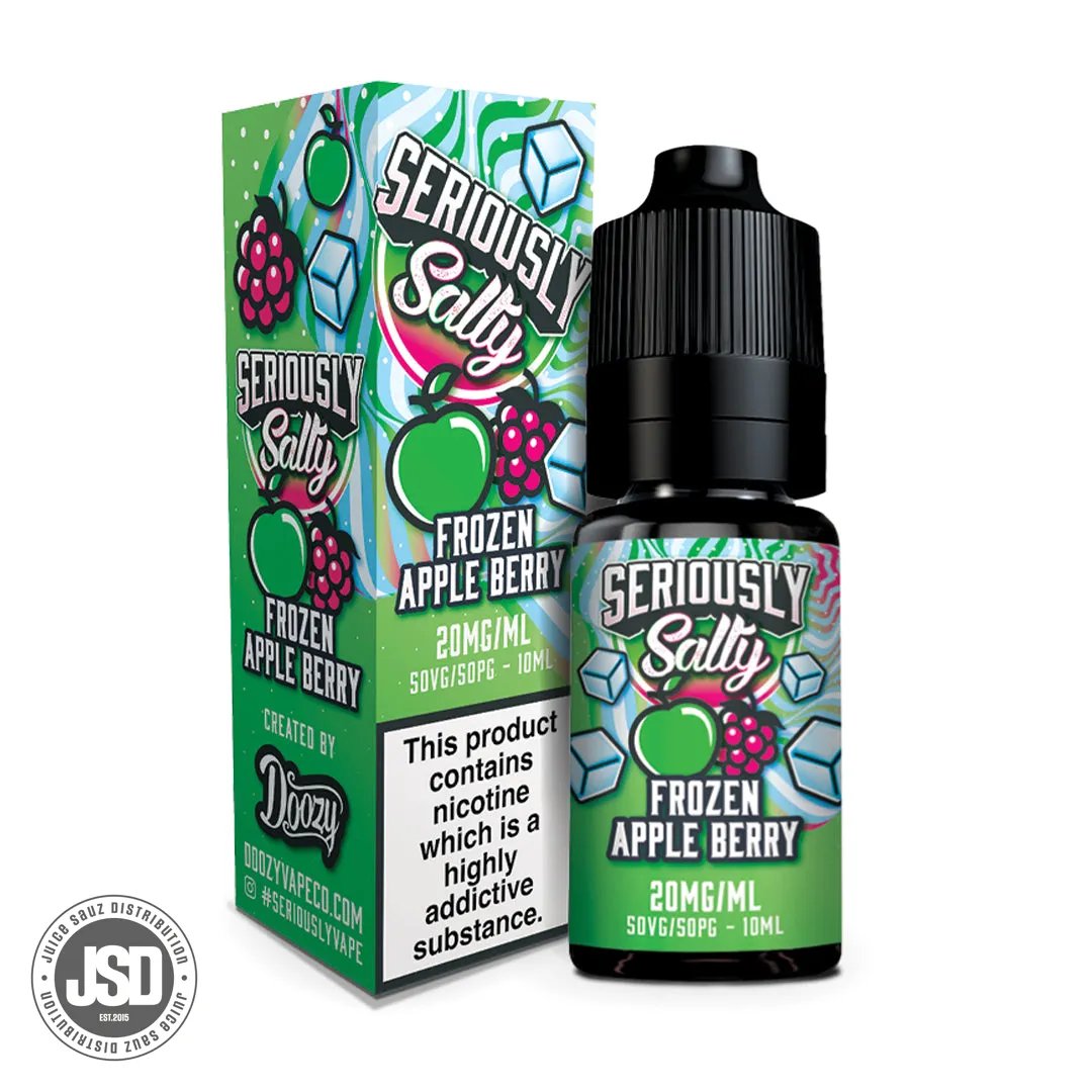 Doozy Vape Co Seriously Salty Frozen Apple Berry 10ml E-Liquid (Box of 10)