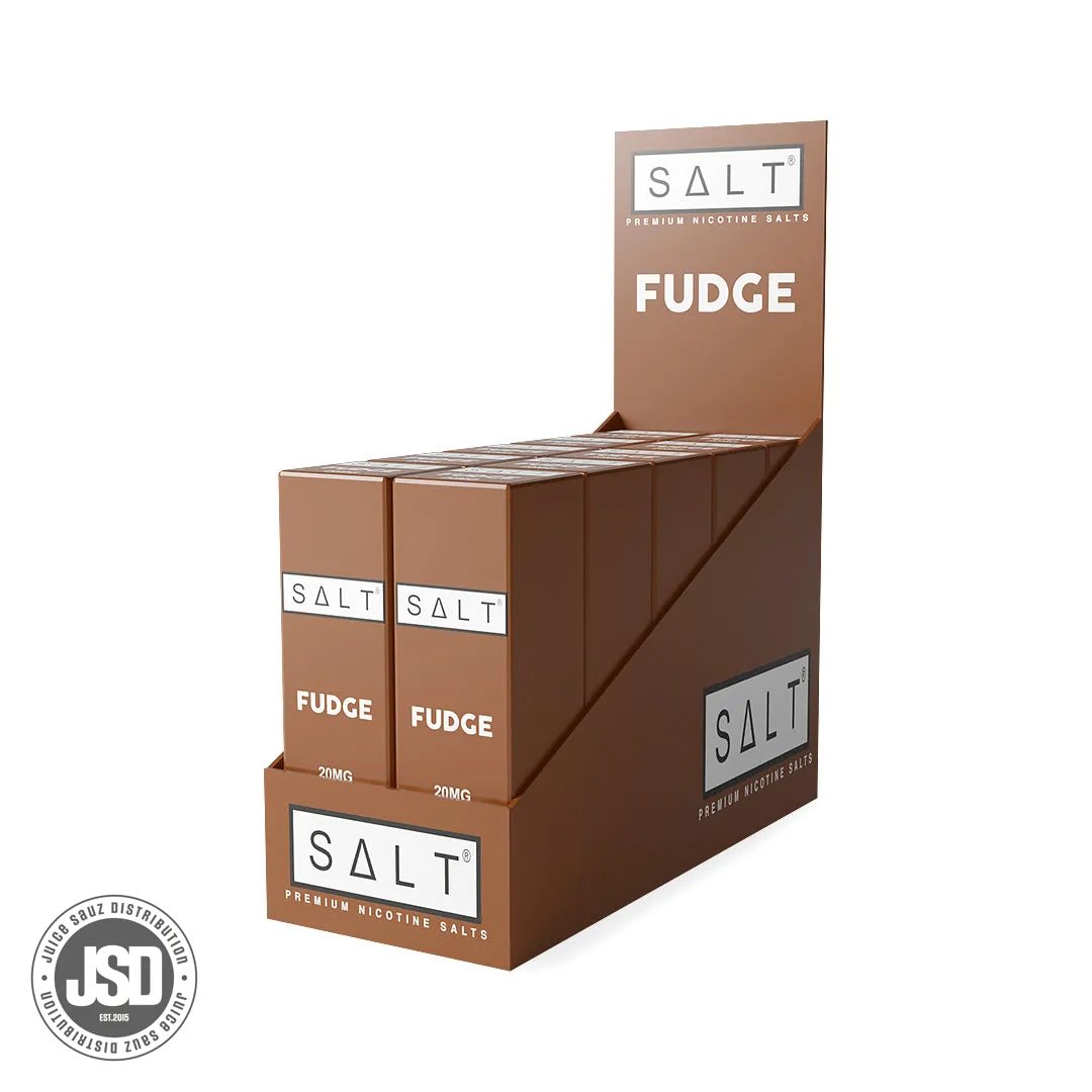 SALT Fudge Nicotine Salt E Liquid CDU