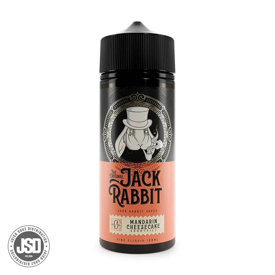 Jack Rabbit Mandarin Cheesecake 100ml Shortfill Eliquid