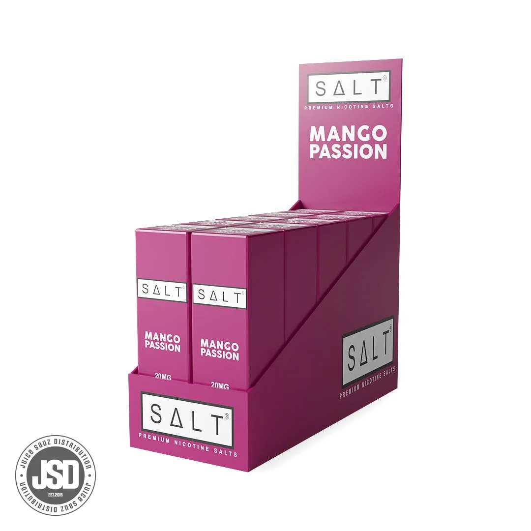 SALT Mango Passion Nicotine Salt E Liquid CDU