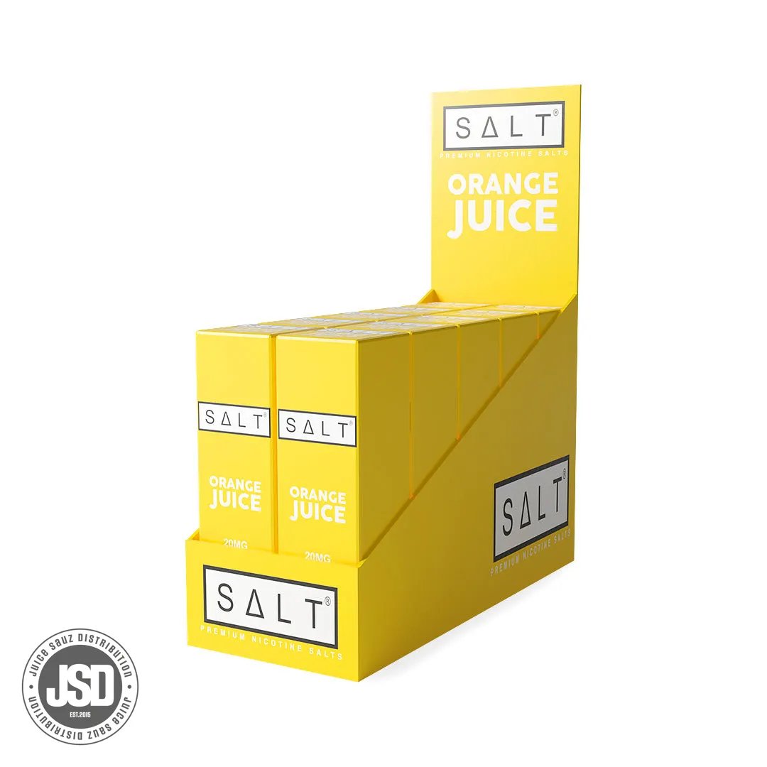 SALT Orange Juice Nicotine Salt E Liquid CDU