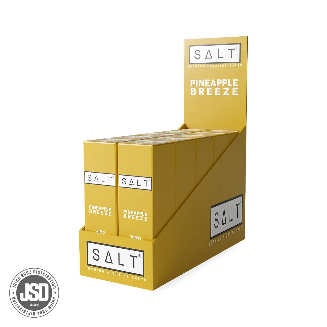 SALT Pineapple Breeze Nicotine Salt E Liquid CDU