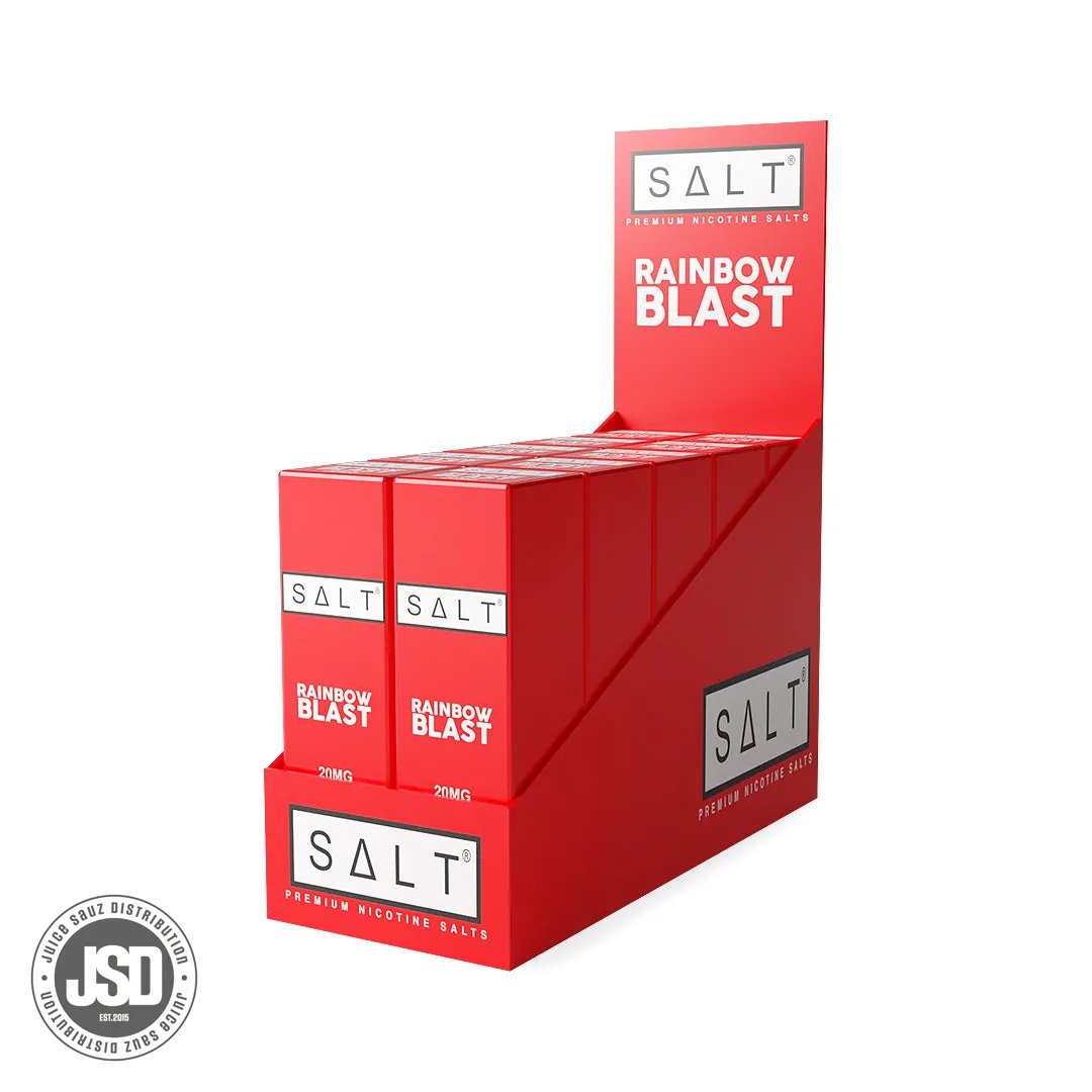 SALT Rainbow Blast Nicotine Salt E Liquid CDU