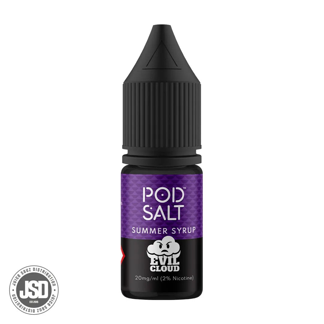 Pod Salt Fusions Summer Syrup Nicotine Salt 10ml Eliquid (Box of 5)