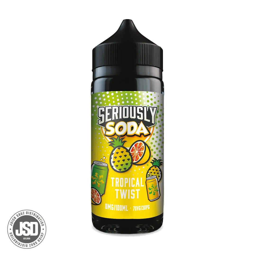 Doozy Seriously Soda Tropical Twist 100ml Shortfill E-Liquid