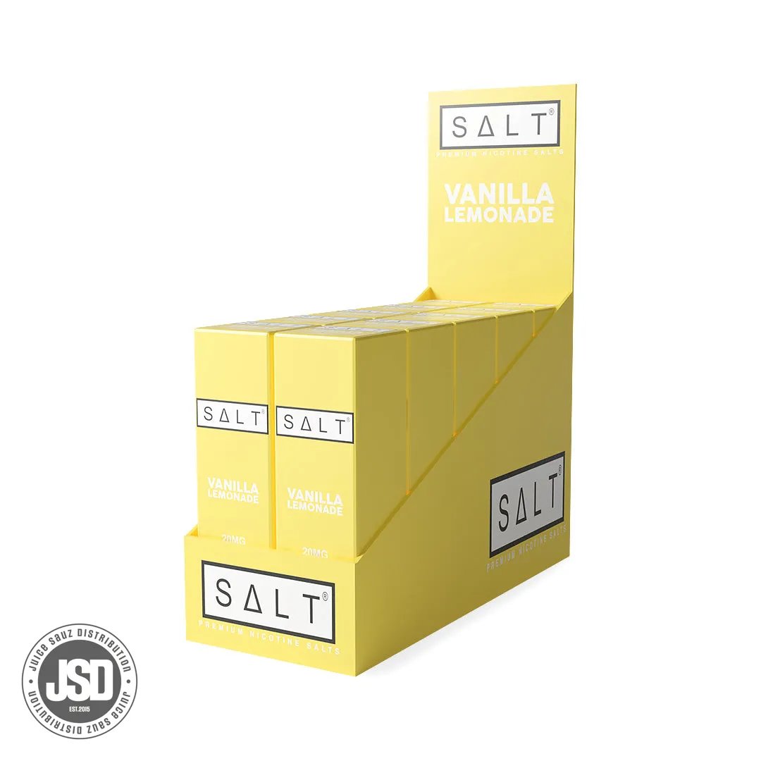 SALT Vanilla Lemonade Nicotine Salt E Liquid CDU