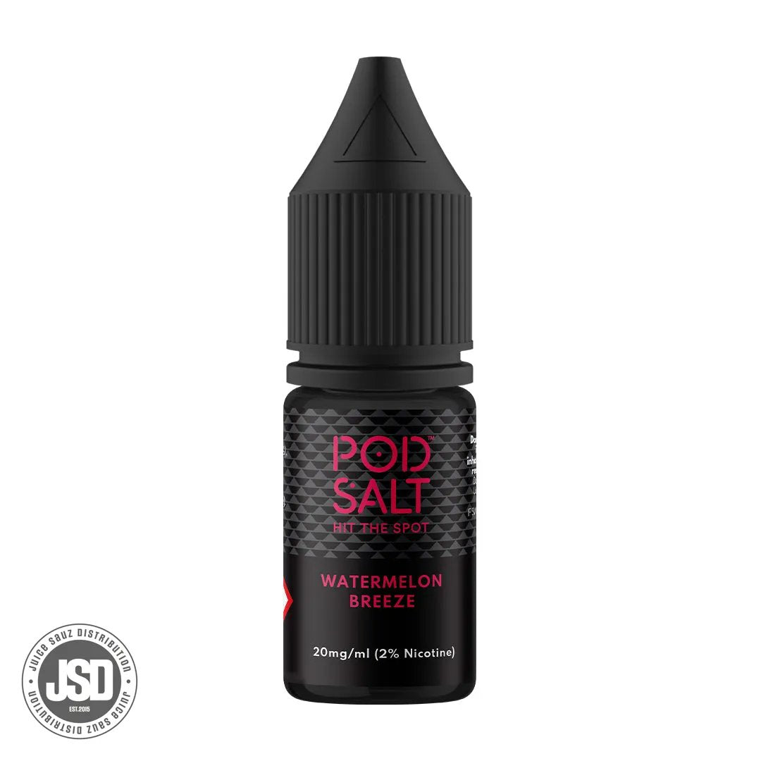 Pod Salt Core Watermelon Breeze Nicotine Salt 10ml Eliquid (Box of 5)